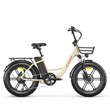 ELETRONBIKE OC20 Električni bicikl 20" FAT, 250 W, 48 V / 13 Ah, domet do 100 km, bež